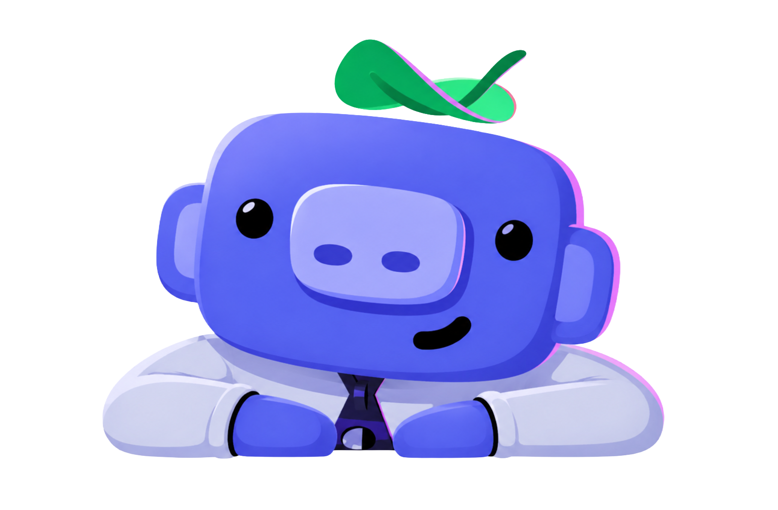 Personnage DevMatch accoudé sur le bord du cadre